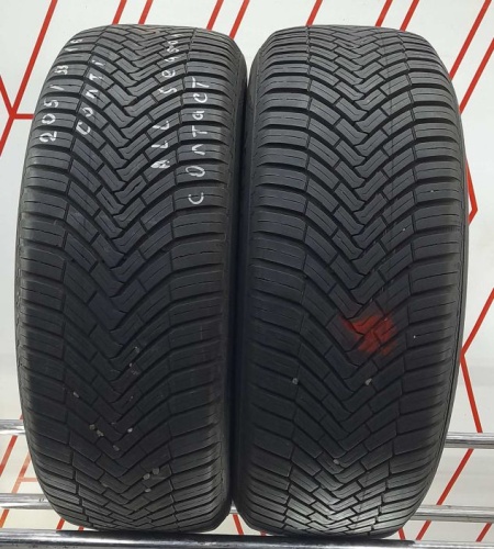 Шины Continental AllSeasonContact 205/55 R16 -- б/у 6